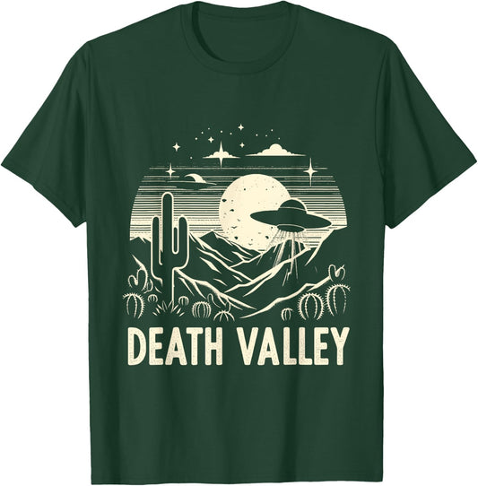Death Valley National Park Souvenir Desert UFO Cactus T-Shirt - T-Shirt | Forest