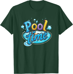 Cool pool time party outfit for kids and adults T-Shirt - T-Shirt | Forest