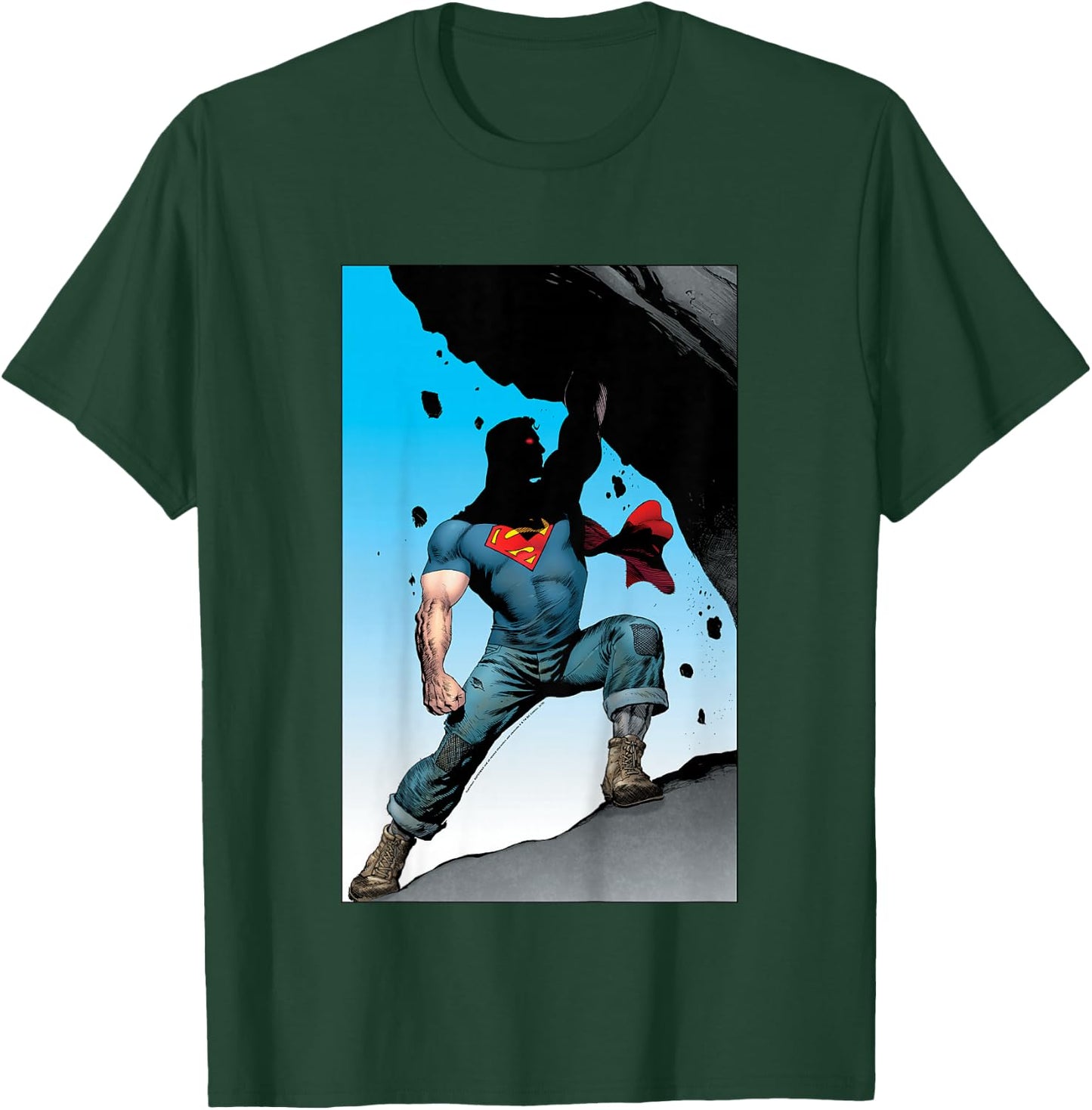 Kids DC Comics Superman Power Lift Comic Poster T-Shirt - T-Shirt | Forest