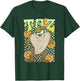Looney Tunes Taz Groovy Retro Floral Portrait T-Shirt - T-Shirt | Forest