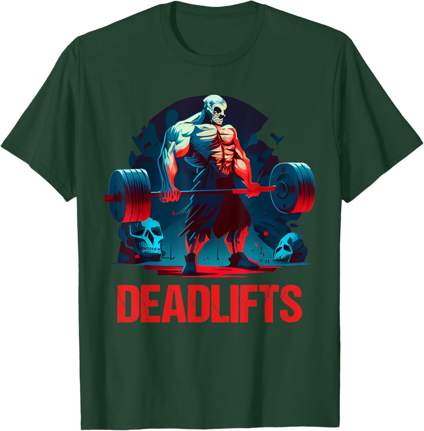 Deadlifts Gym Fitness Funny Workout - Men's Black Short Sleeve - Small T-Shirt - T-Shirt | Forest