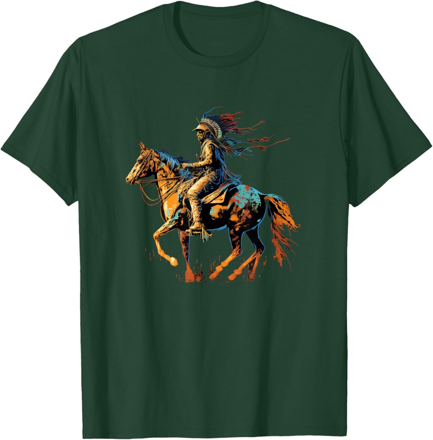 Native American Dreamcatcher Indian Design T-Shirt - T-Shirt | Forest