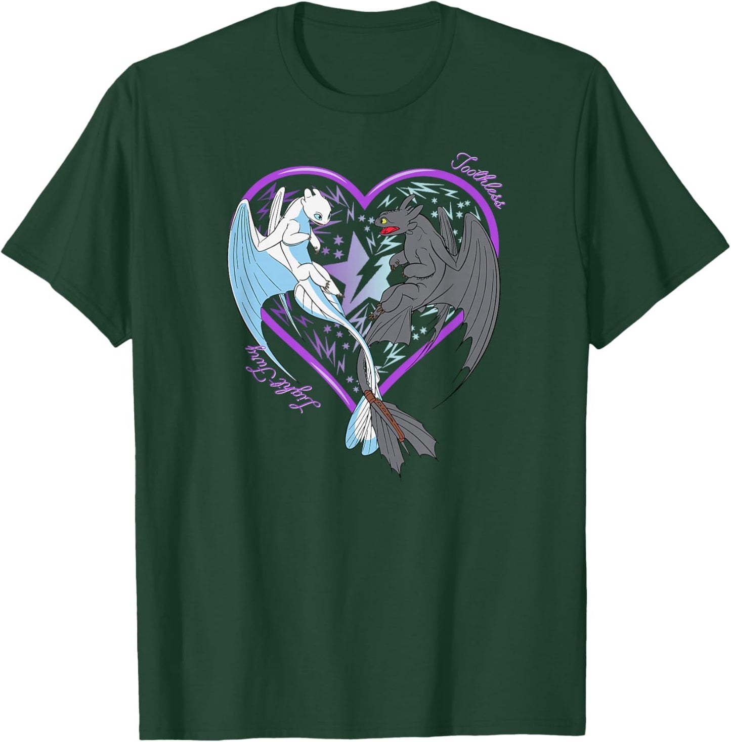 How to Train Your Dragon 3 Hidden World Night Light T-Shirt - T-Shirt | Forest