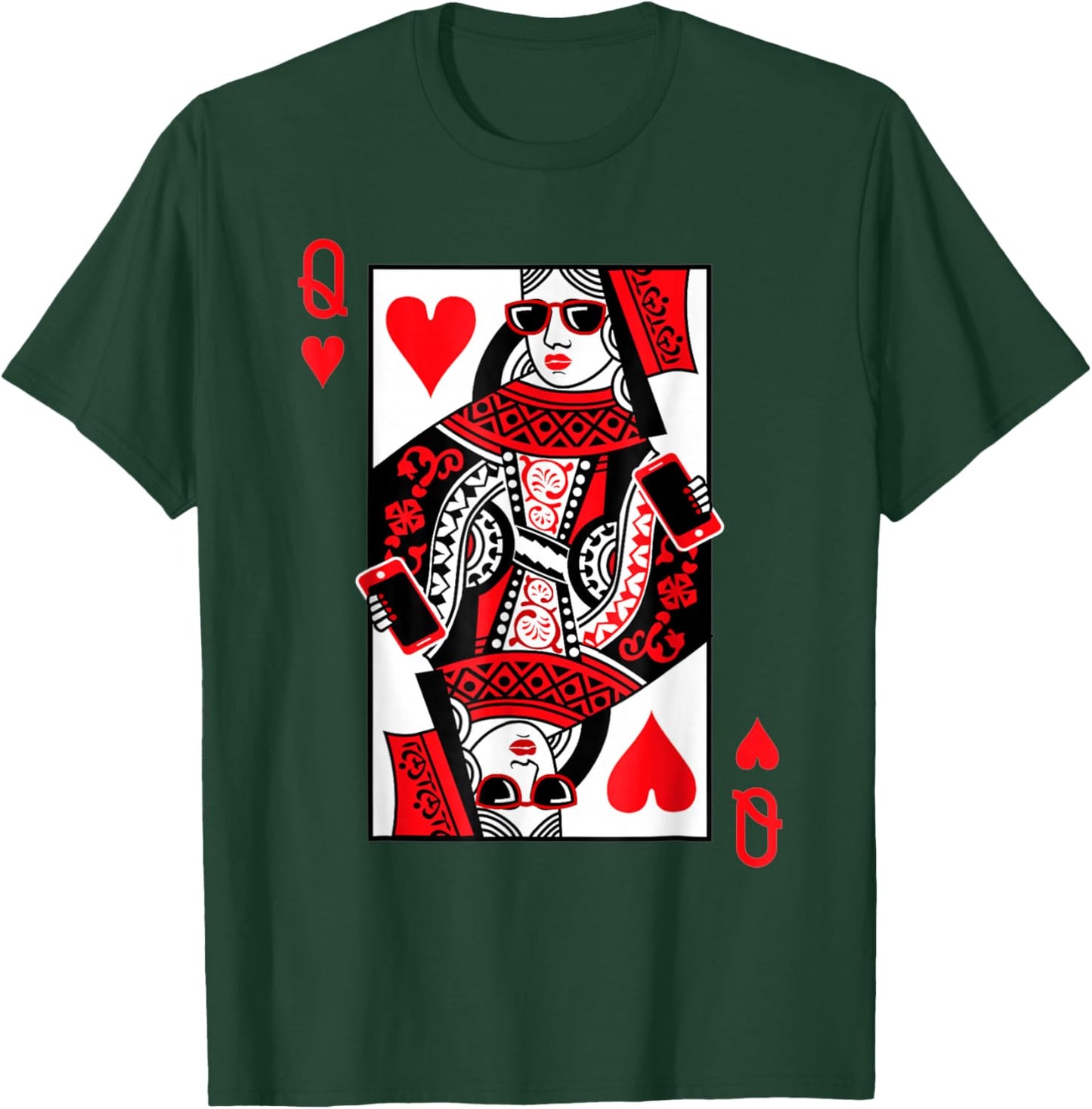 Queen of Hearts - Vintage Valentine's Day Costume T-Shirt - T-Shirt | Forest