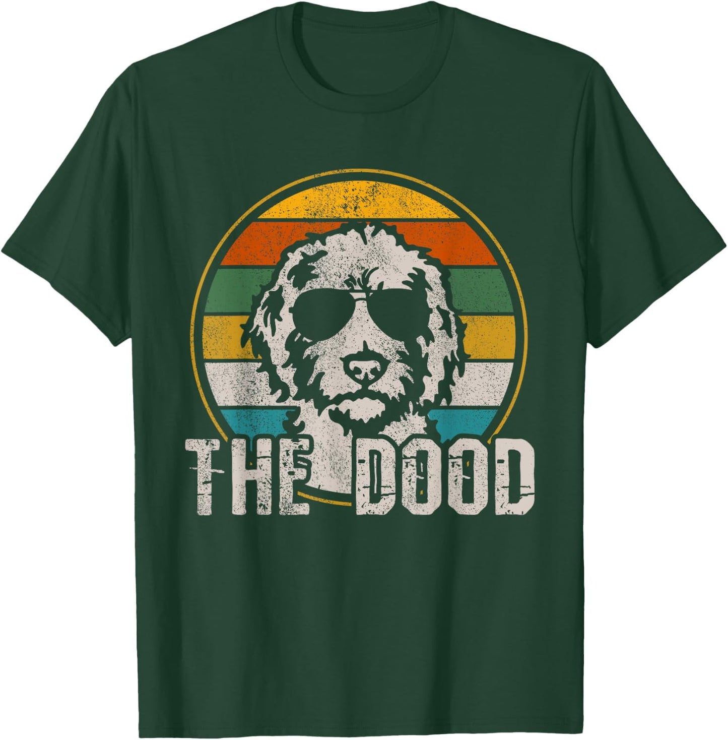 Goldendoodle - The Dood Vintage Retro Dog Women Girls Kids T-Shirt - T-Shirt | Forest