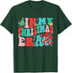 In My Christmas Era Retro Groovy Christmas Holiday Xmas T-Shirt - T-Shirt | Forest