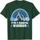 Type 1 Diabetes Warrior Diabetes Awareness T1D Warrior T-Shirt - T-Shirt | Forest