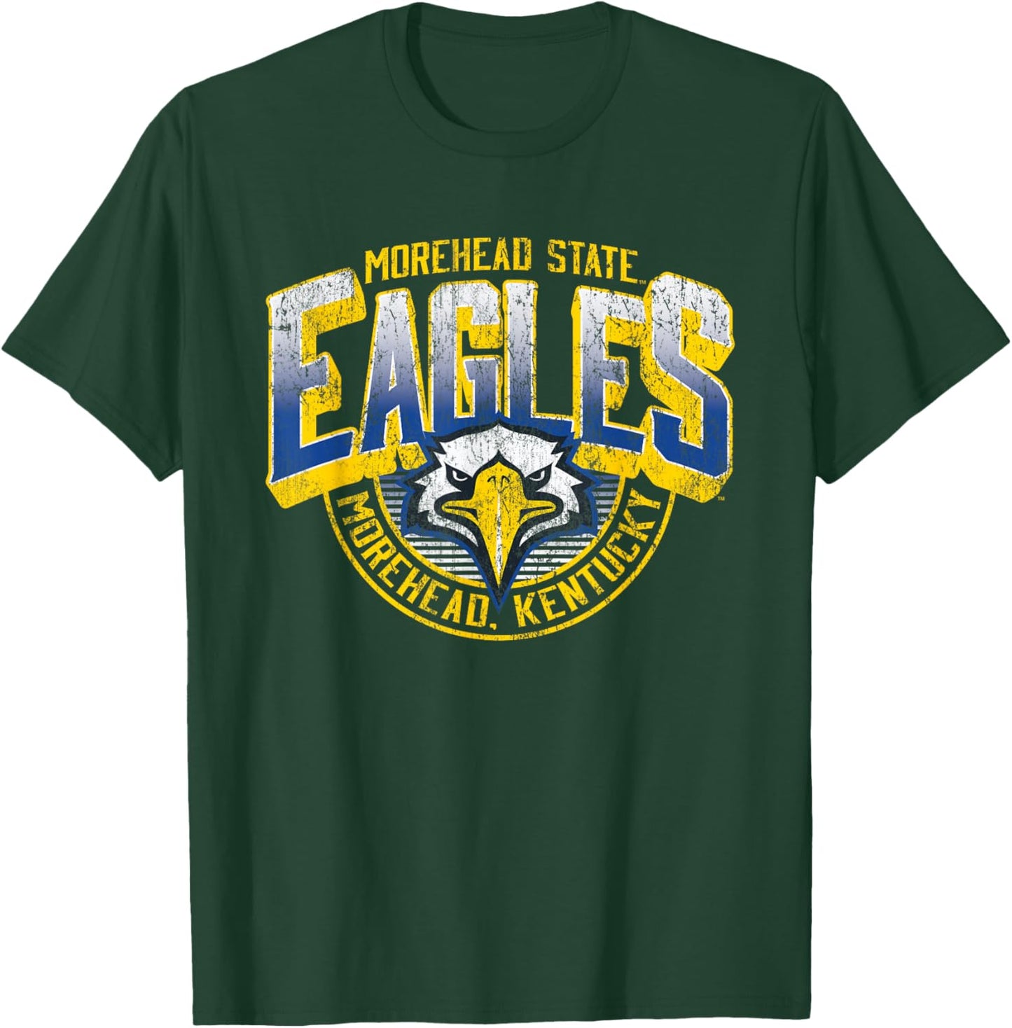 Morehead State Eagles Vintage Major Dark Heather T-Shirt - T-Shirt | Forest