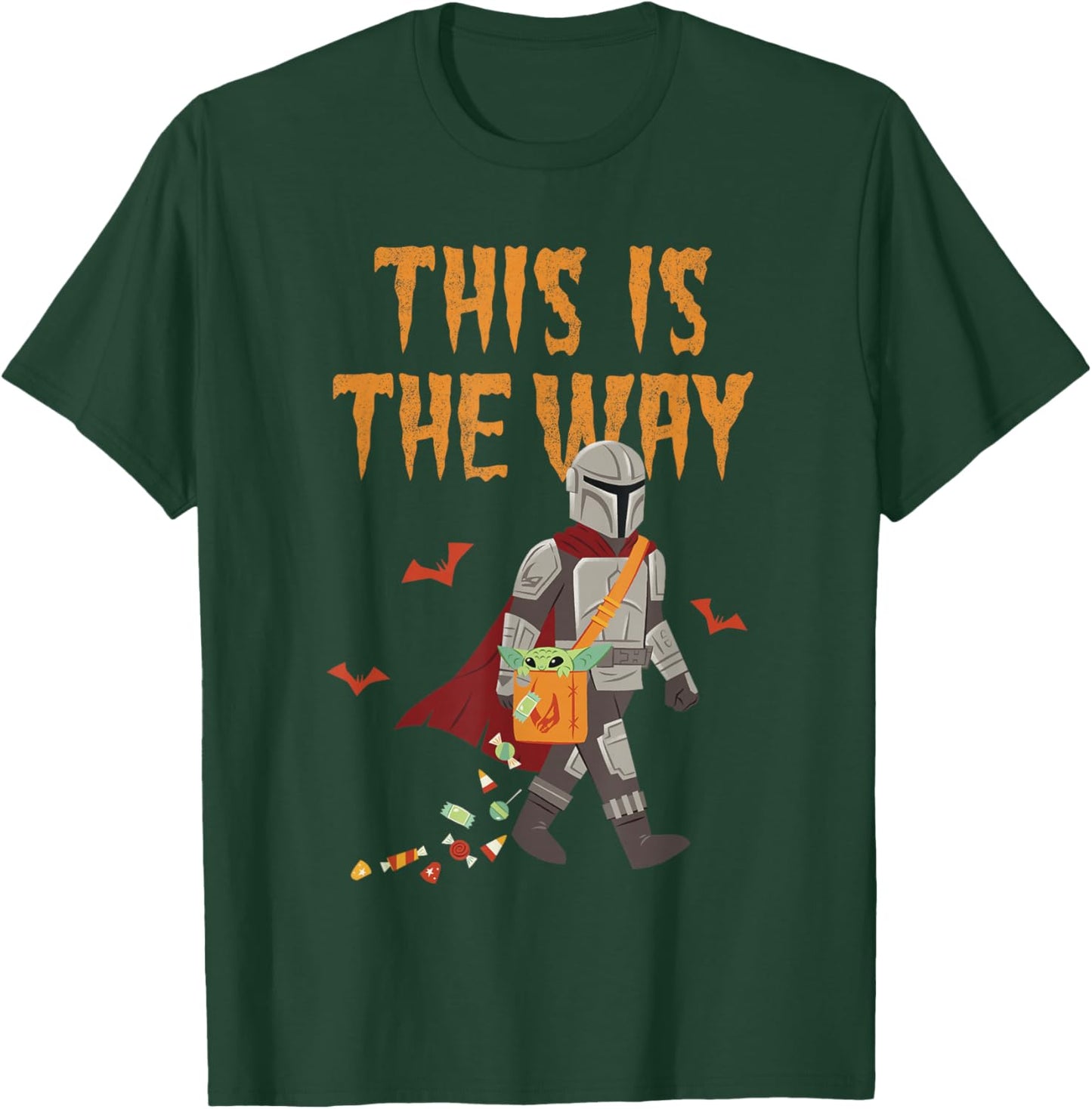 Star Wars: The Mandalorian Halloween Mando Grogu Is My Way T-Shirt - T-Shirt | Forest