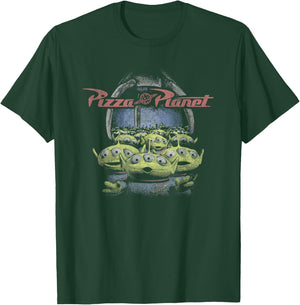 Disney Pixar Toy Story Pizza Planet Aliens & Claw T-Shirt - T-Shirt | Forest