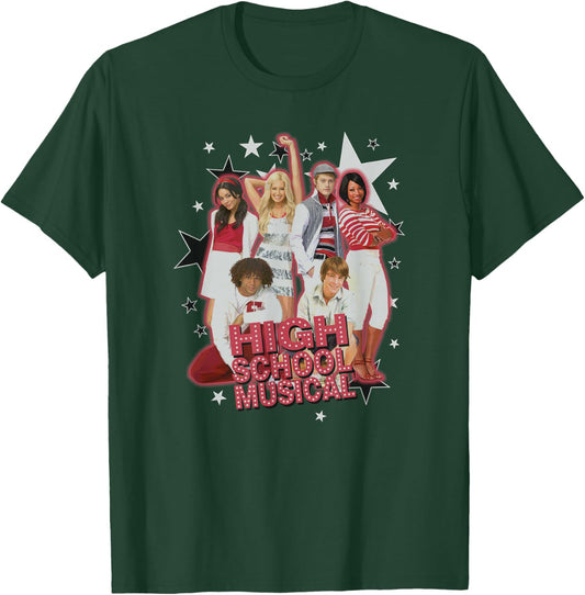 Disney High School Musical The Series Vintage Group Shot T-Shirt - T-Shirt | Forest
