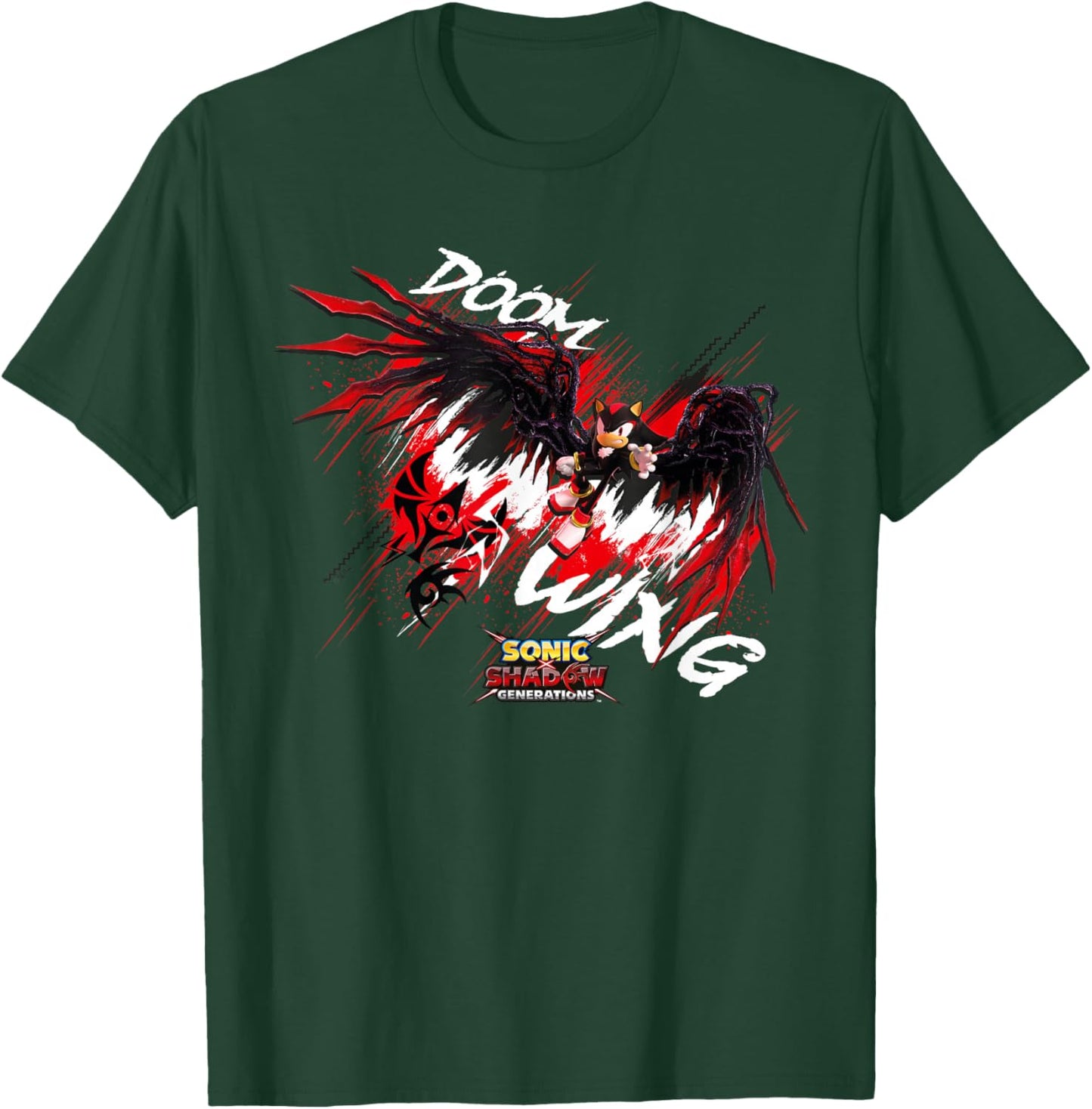 Sonic The Hedgehog, Sonic X Shadow Generations - Doom Wing T-Shirt - T-Shirt | Forest