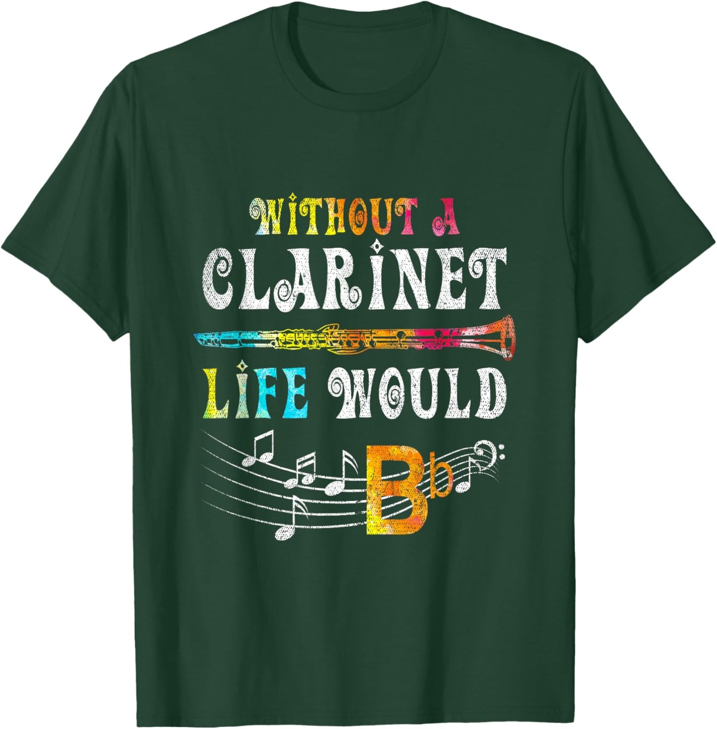 Orchestra Musician Gift Funny Clarinet T-Shirt - T-Shirt | Forest