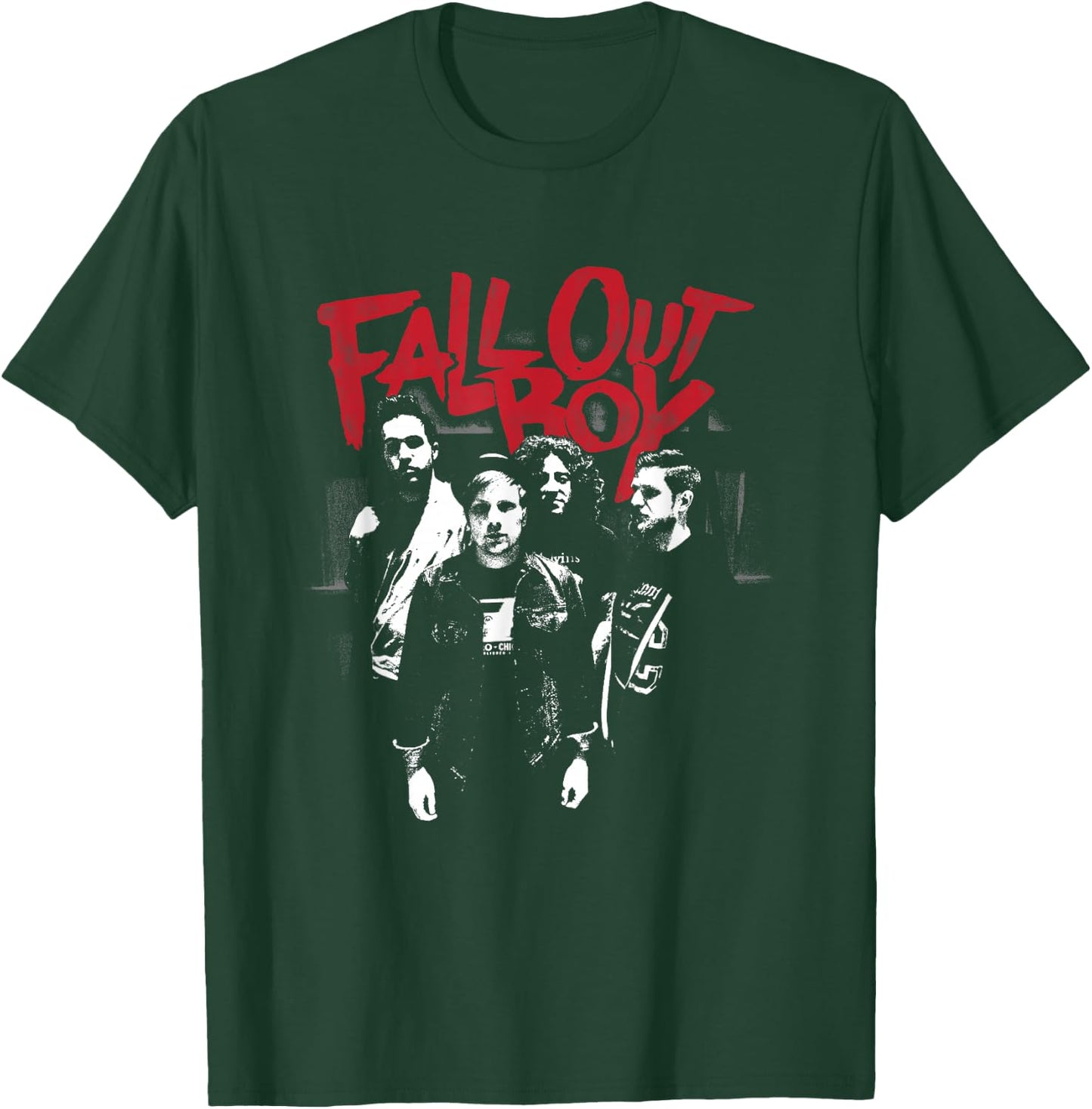 Fall Out Boy - Punk Scratch Photo T-Shirt - T-Shirt | Forest