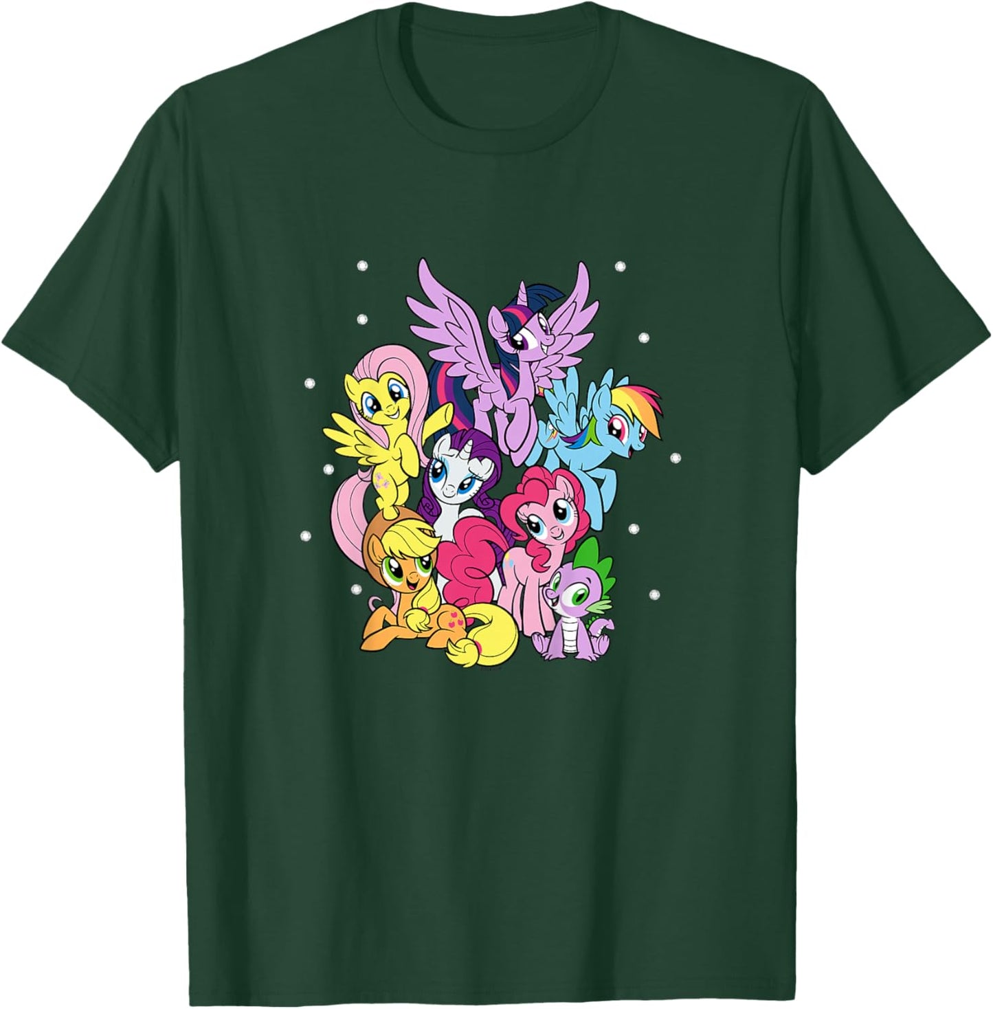 My Little Pony: Friendship Is Magic Main Cast Group Shot T-Shirt - T-Shirt | Forest
