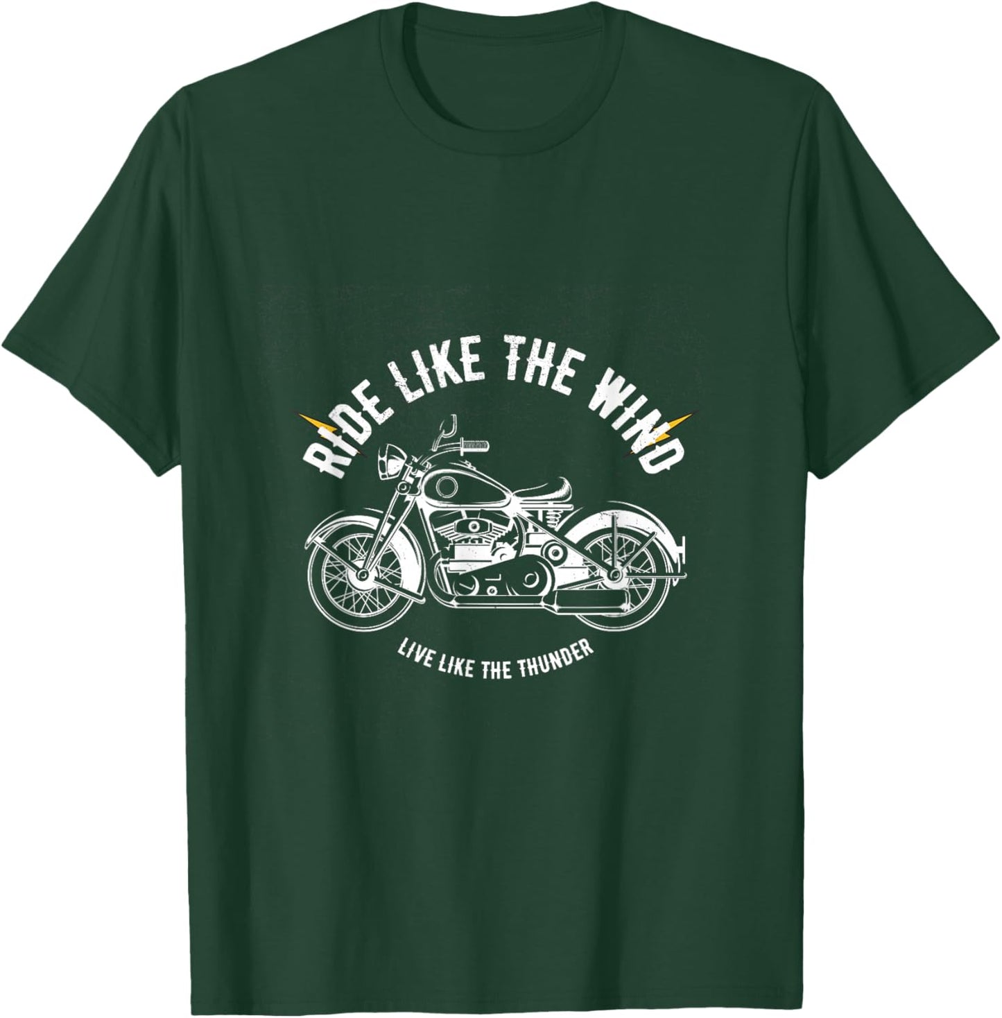 Ride Like the Wind Biker T-Shirt - T-Shirt | Forest