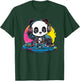 Panda DJ Mixing Colorful Tunes T-Shirt - T-Shirt | Forest