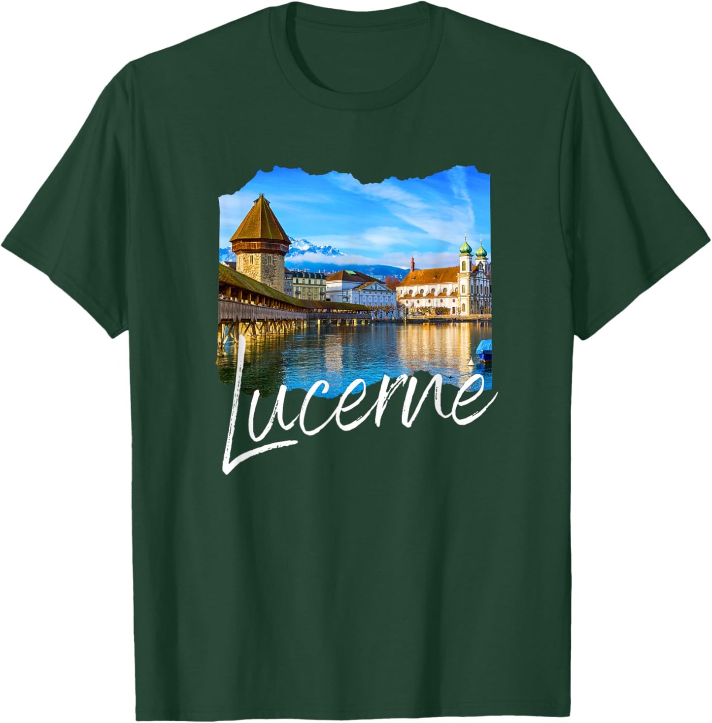 Lucerne Switzerland Souvenir Lucerne T-Shirt - T-Shirt | Forest