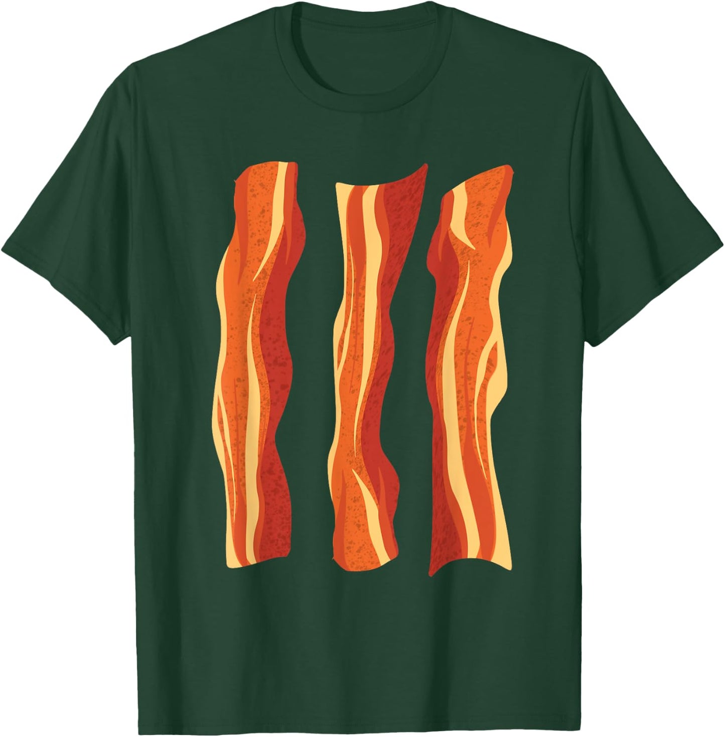 Cool Bacon Halloween Costume Eater | Funny Lazy DIY Gift T-Shirt - T-Shirt | Forest