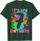 Its My Birthday Shirt 7 years old Boys Girl Rainbow Splashes T-Shirt - T-Shirt | Forest