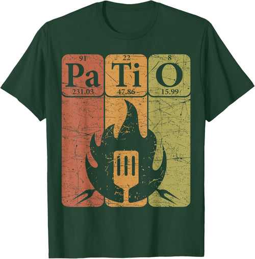 Patio BBQ Periodic Table Elements Grill BBQ Lover Barbecue