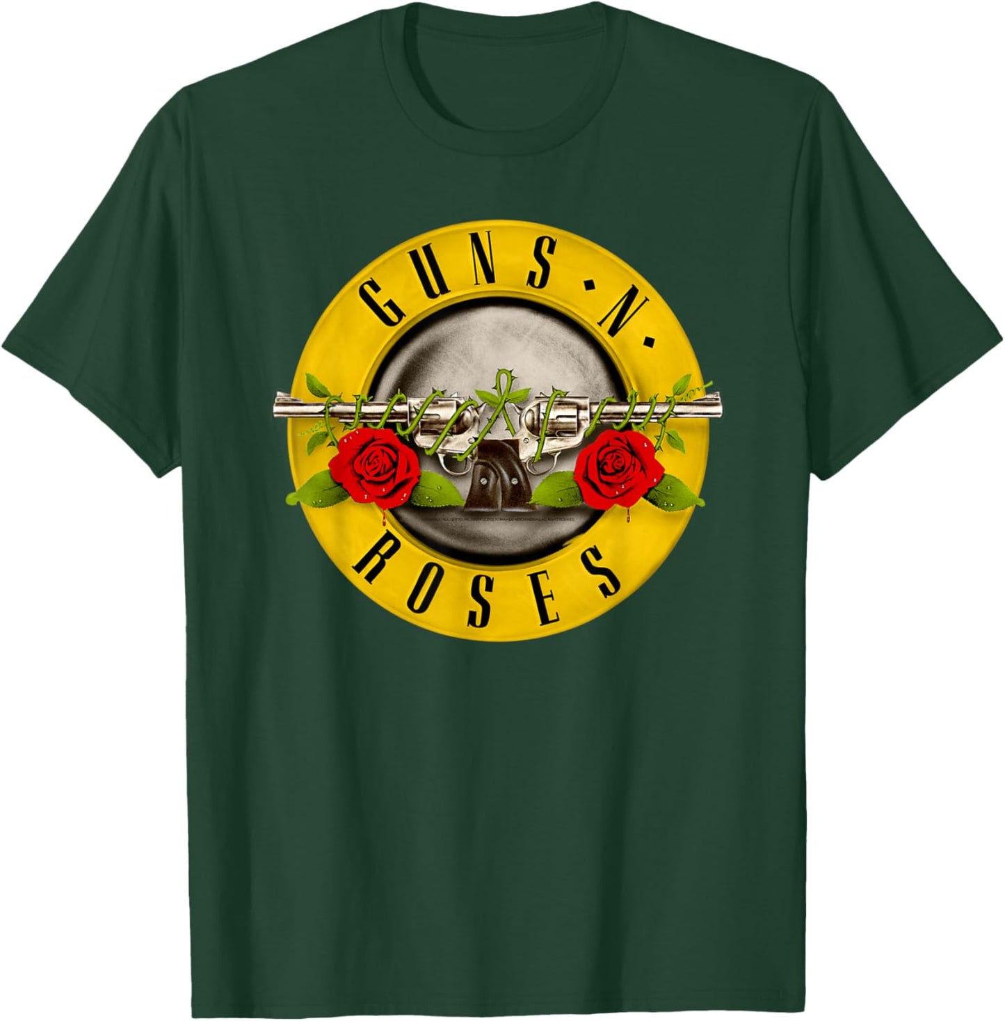 Guns N' Roses Official Bullet Logo T-Shirt - T-Shirt | Forest