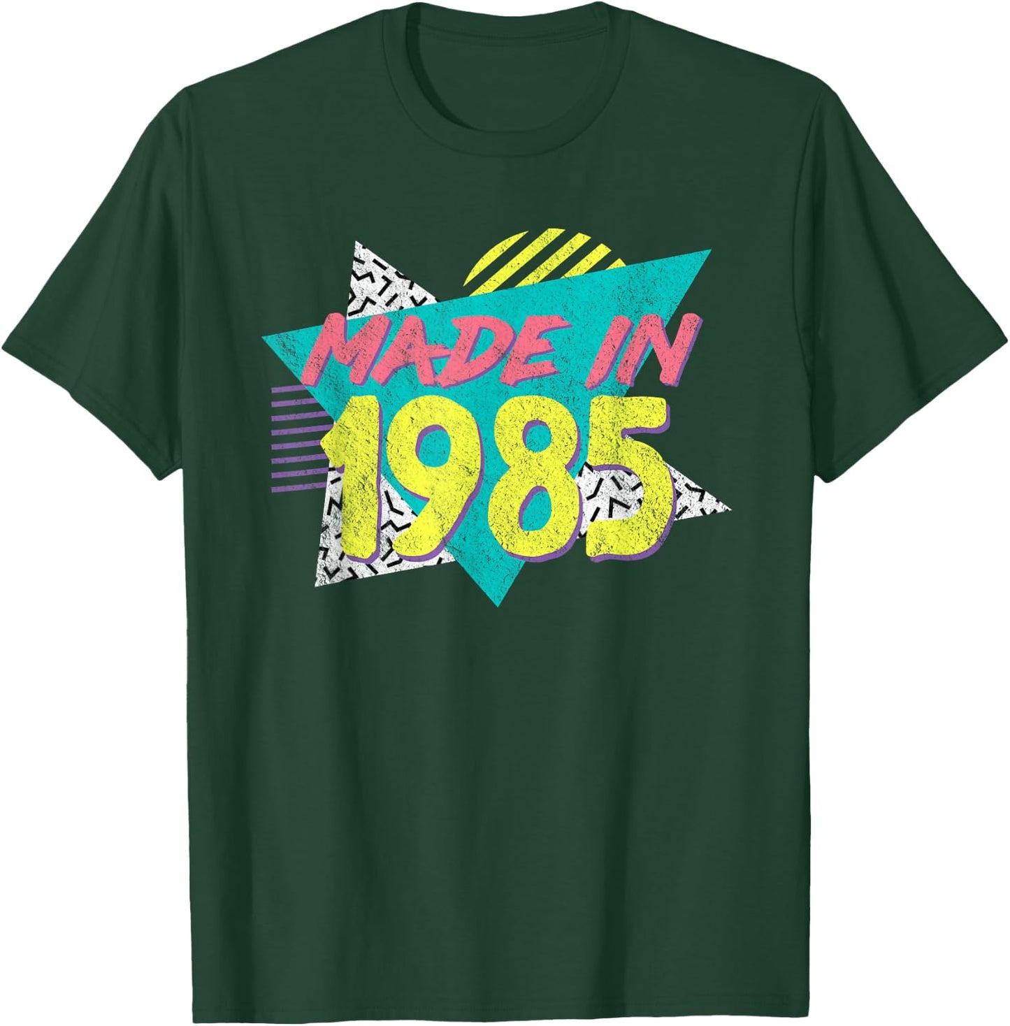Made in 1985 Retro Vintage 40th Birthday T-Shirt - T-Shirt | Forest
