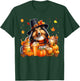 Sheltie Thanksgiving Drinks Coffee Fall Leaves Pumpkins T-Shirt - T-Shirt | Forest