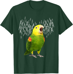Screaming Amazon Parrot T-Shirt - T-Shirt | Forest