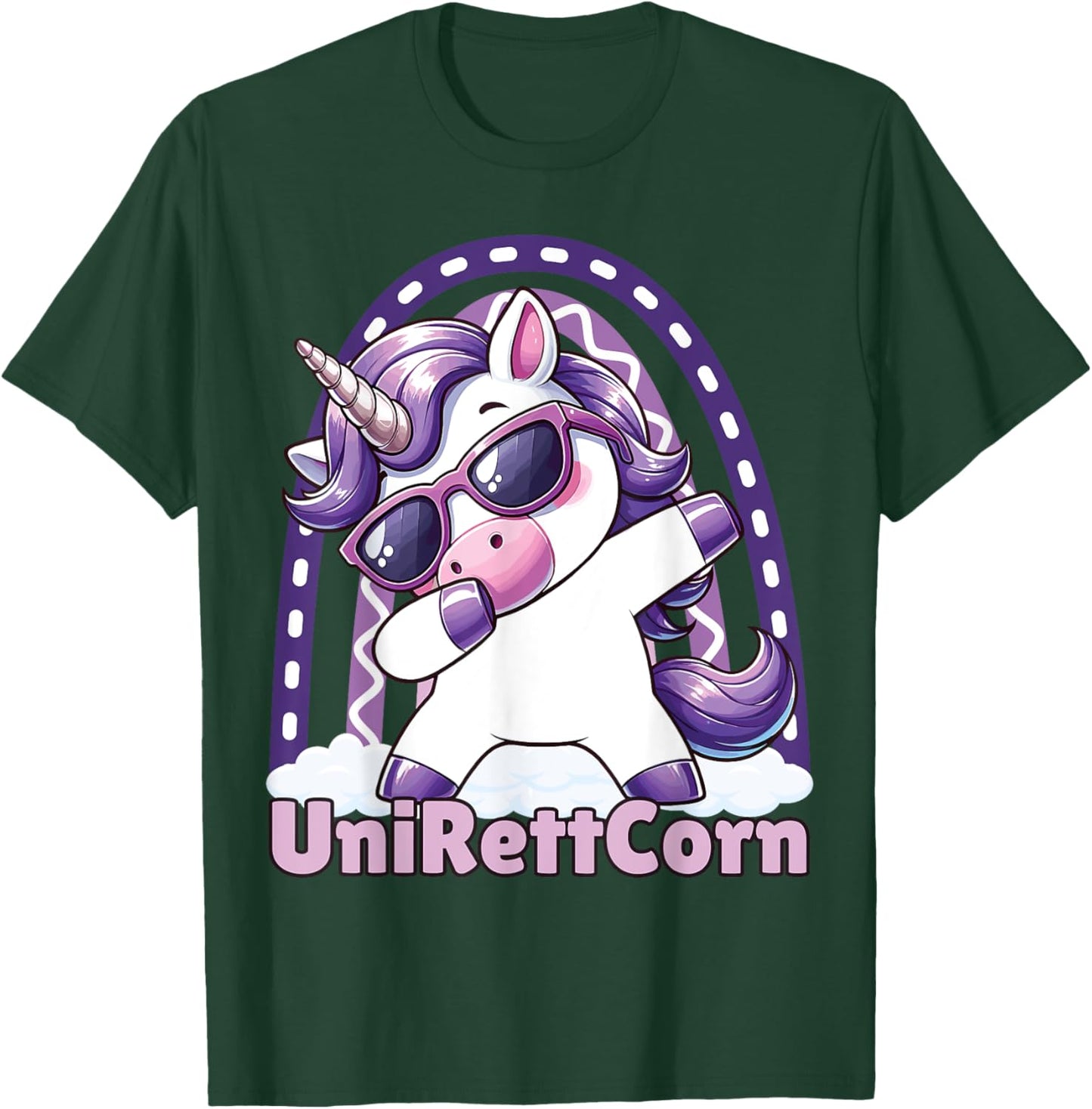Rett Syndrome Awareness, UniRettCorn, Unicorn Rett Syndrome T-Shirt - T-Shirt | Forest