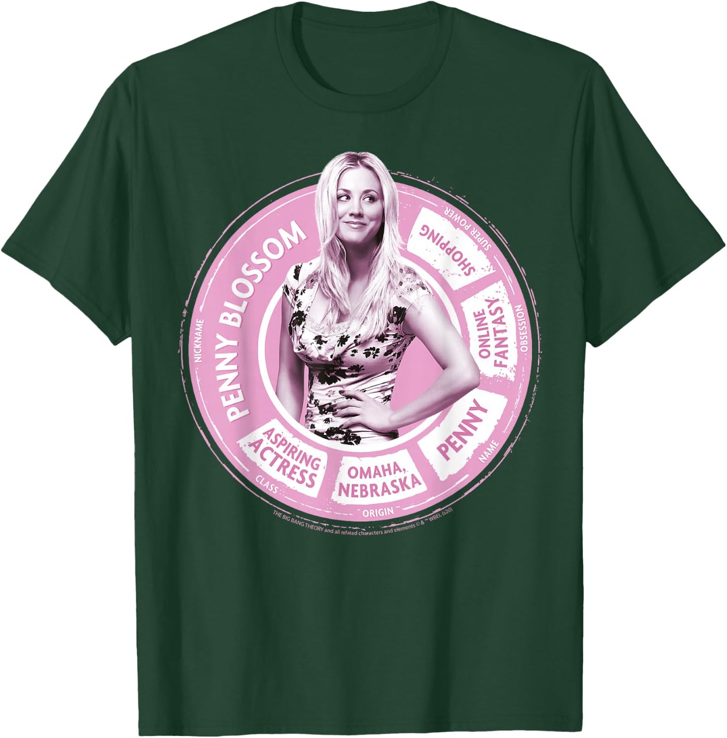 The Big Bang Theory Penny Statistics T-Shirt - T-Shirt | Forest