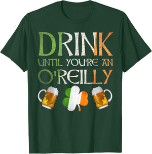 O'Reilly Family Name Gift Proud Irish From Ireland T-Shirt - T-Shirt | Forest