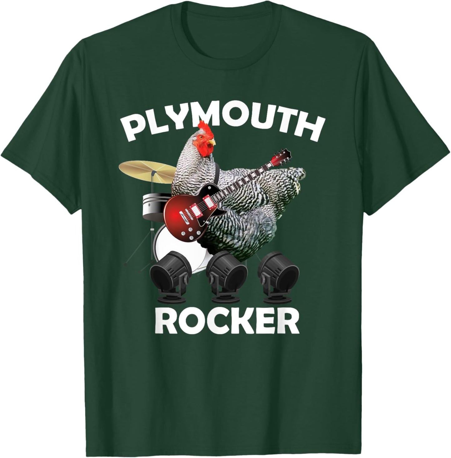 Many Layers of Humor Plymouth Rock Chicken Humor Gift T-Shirt - T-Shirt | Forest