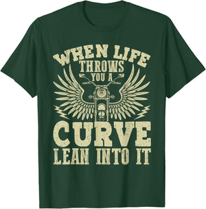 Funny Biker Shirt Motorcycle Motorbike Rider T-Shirt - T-Shirt | Forest