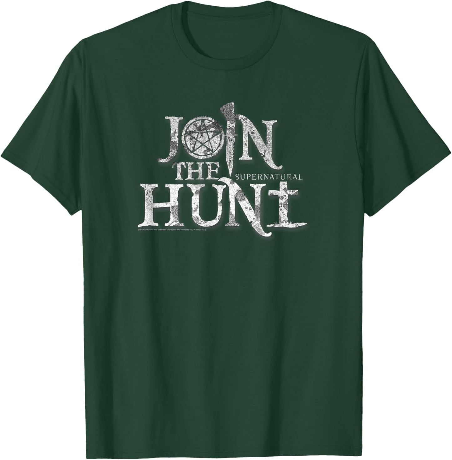 Supernatural Join The Hunt Iconic Font Logo T-Shirt - T-Shirt | Forest