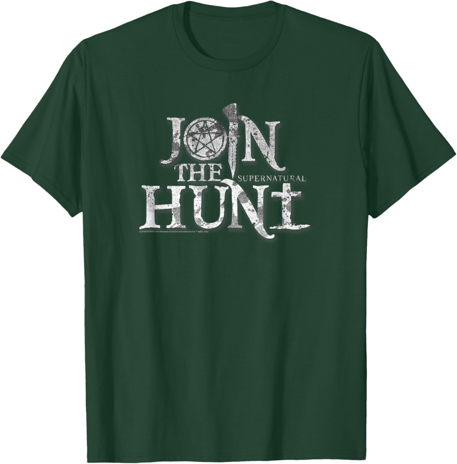 Supernatural Join The Hunt Iconic Font Logo T-Shirt - T-Shirt | Forest