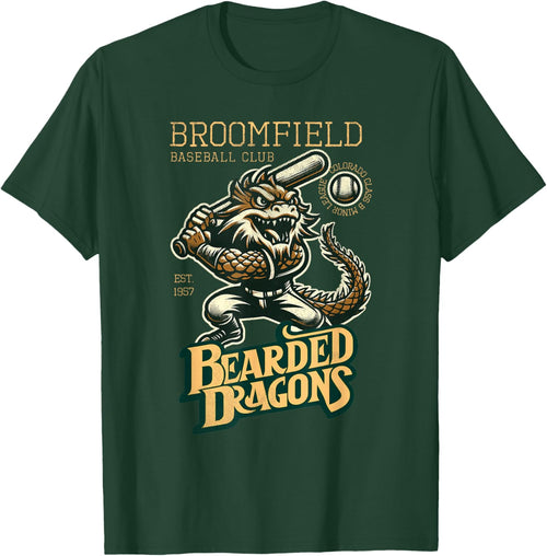 Broomfield Bearded Dragons Retro Minor League Baseball Team