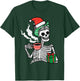 Woman Skeleton Santa Coffee Xmas Christmas Women Mom T-Shirt - T-Shirt | Forest