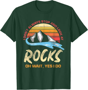 Retro Science Nerd Rock Collector Gift Funny Geology T-Shirt - T-Shirt | Forest