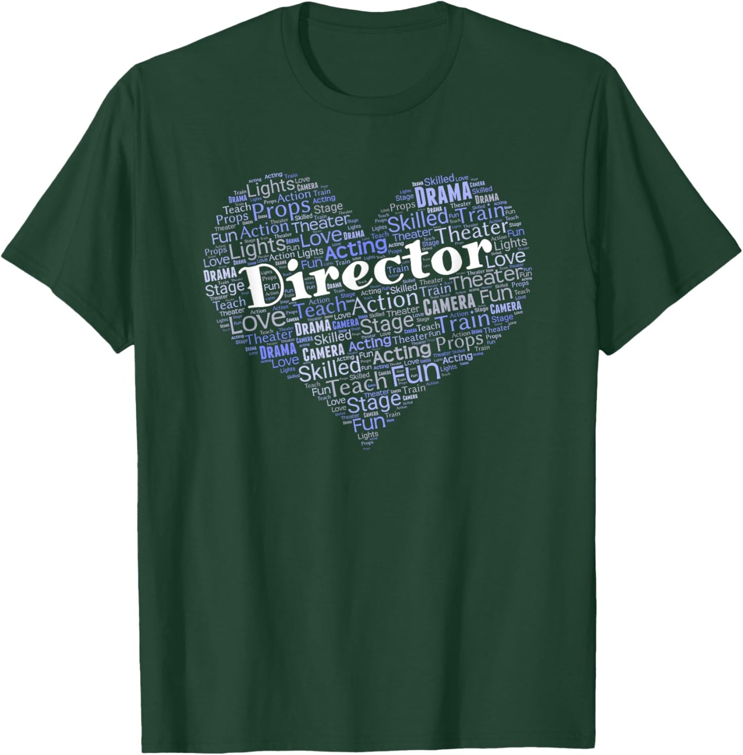 Theater Director Heart T-Shirt - T-Shirt | Forest