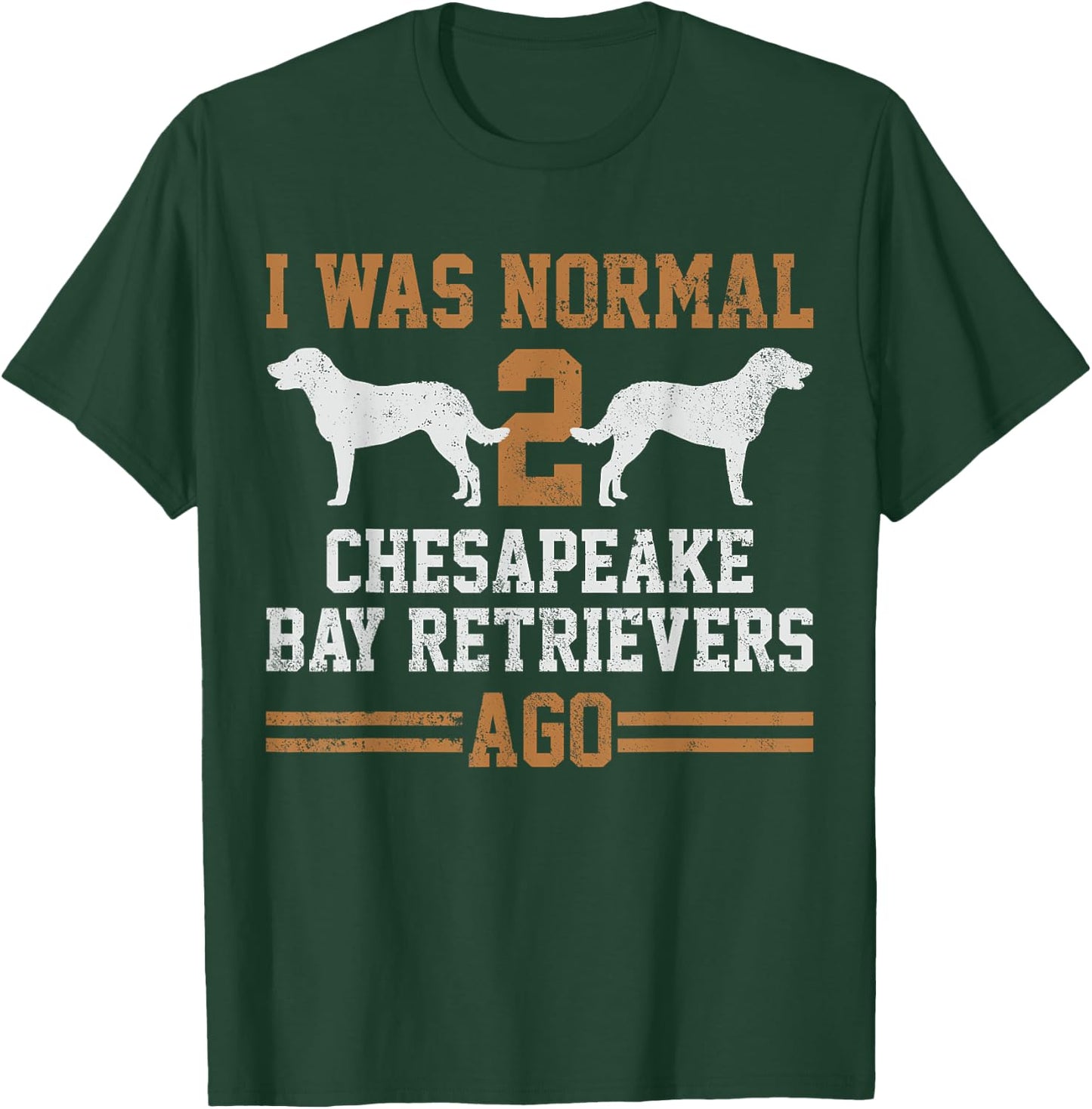 Awesome Dog Gifts Chesapeake Bay Retriever Dog - Men's Black Short Sleeve Classic Fit Cotton 60% Polyester 40% S T-Shirt - T-Shirt | Forest