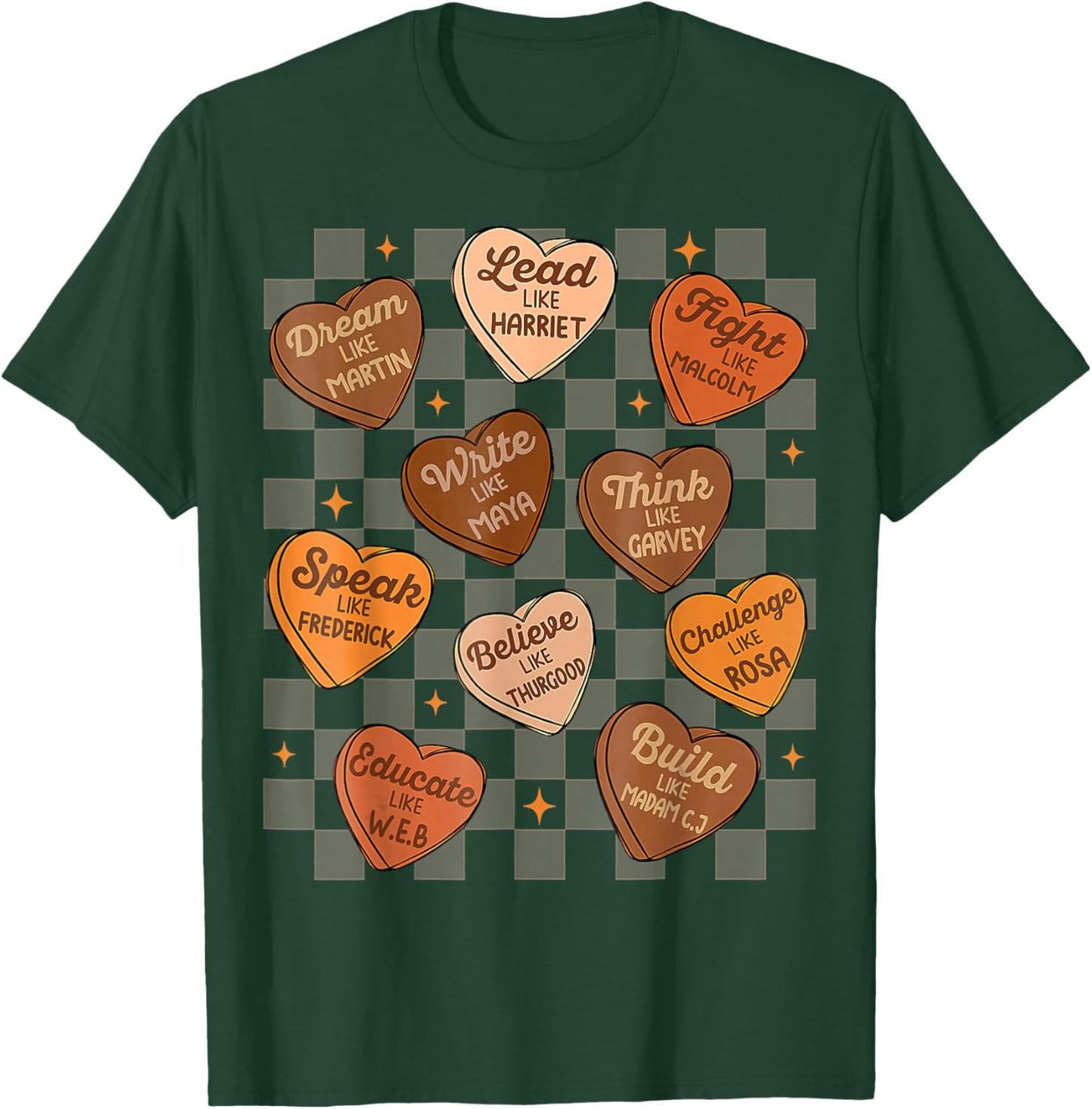 Groovy Black History Month Shirt Women Kids Patrioic T-Shirt - T-Shirt | Forest