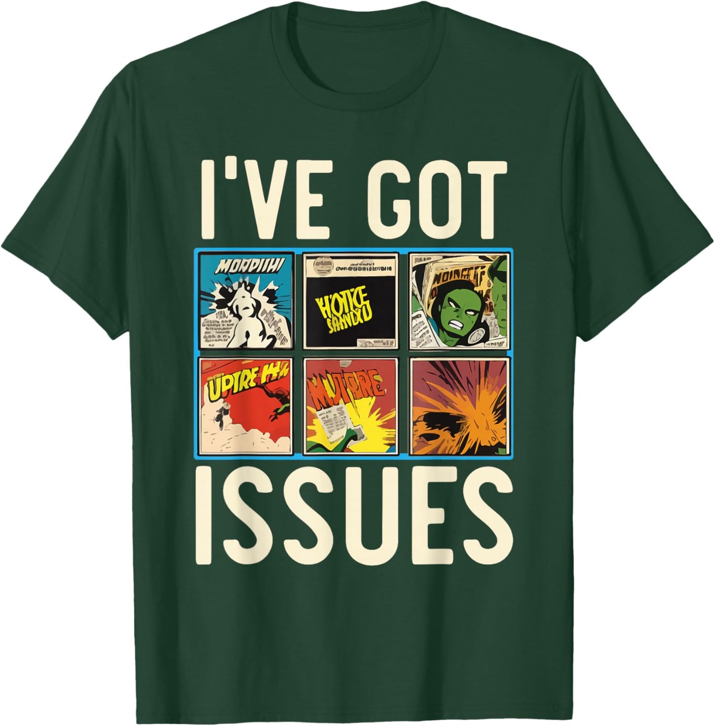 Comic Collector Comic Reader Reading Comic Books T-Shirt - T-Shirt | Forest