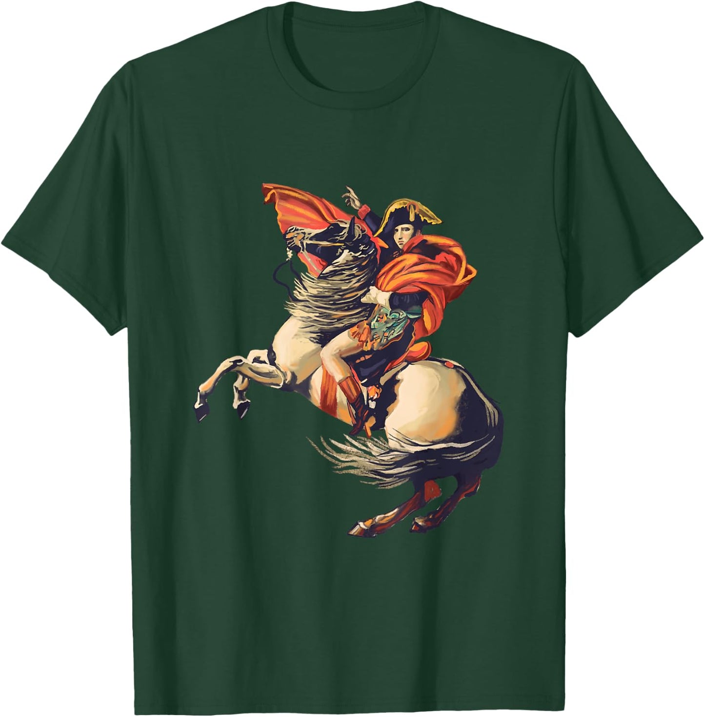 Napoleon Bonaparte French Military Leader History Teacher T-Shirt - T-Shirt | Forest