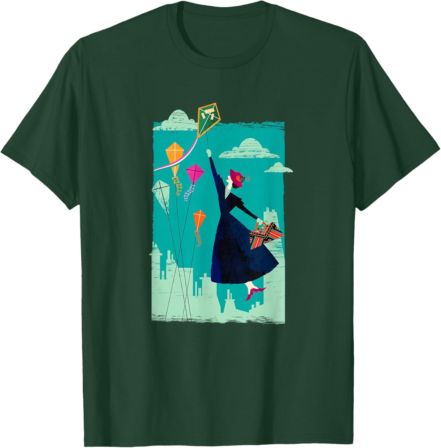 Disney Mary Poppins Returns Kites in The Sky T-Shirt - T-Shirt | Forest