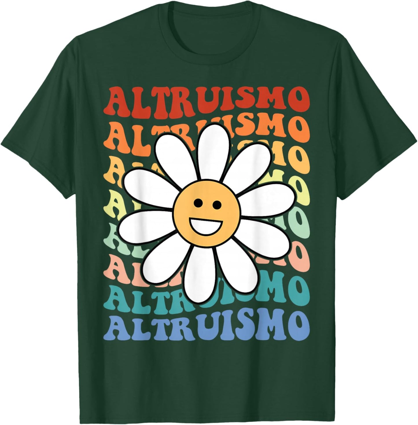Altruismo Selfless Giving Inspiration Retro Groovy Altruismo T-Shirt - T-Shirt | Forest