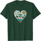 Pura Vida Heart Summer Sun Beach Holiday Sea Happiness Holiday T-Shirt - T-Shirt | Forest