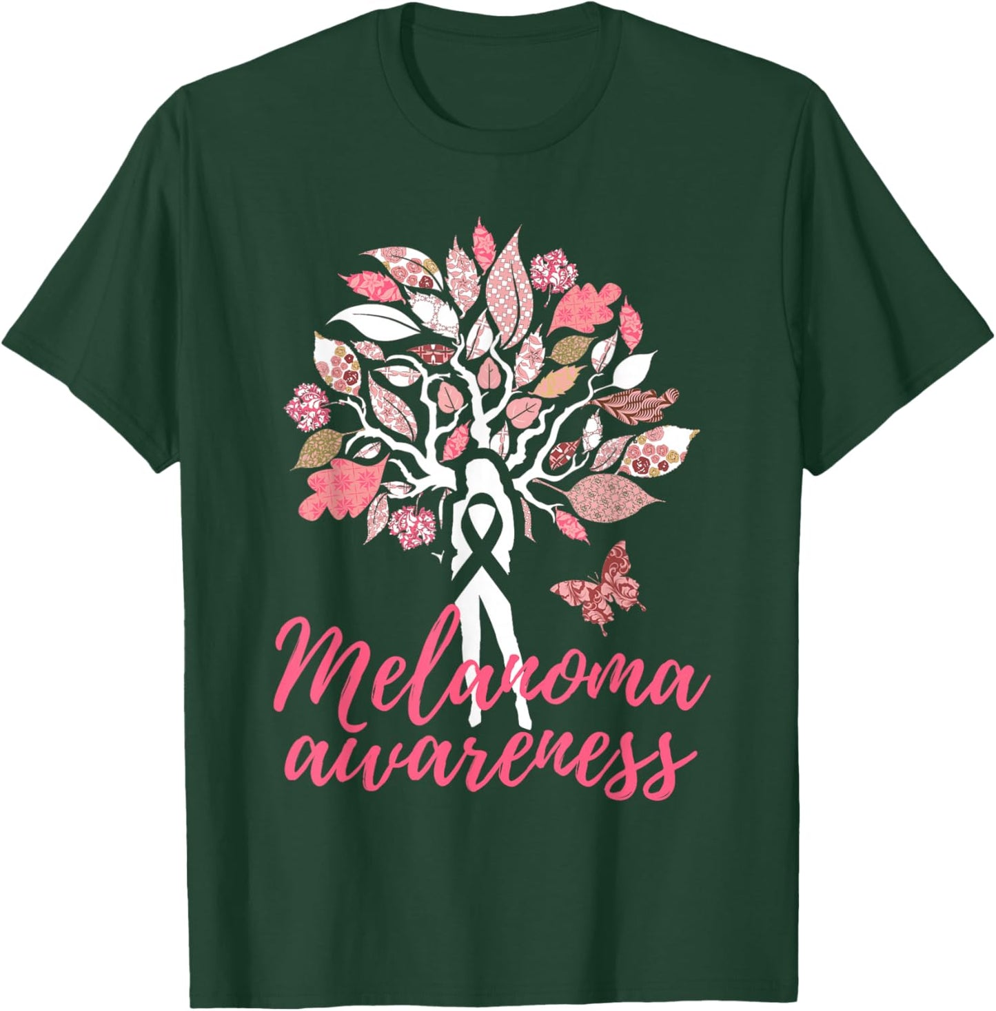 Melanoma Awareness Skin Cancer T-Shirt - T-Shirt | Forest