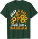 A Girl Loves Martial Arts Sport Lover Mother's Day Flowers T-Shirt - T-Shirt | Forest