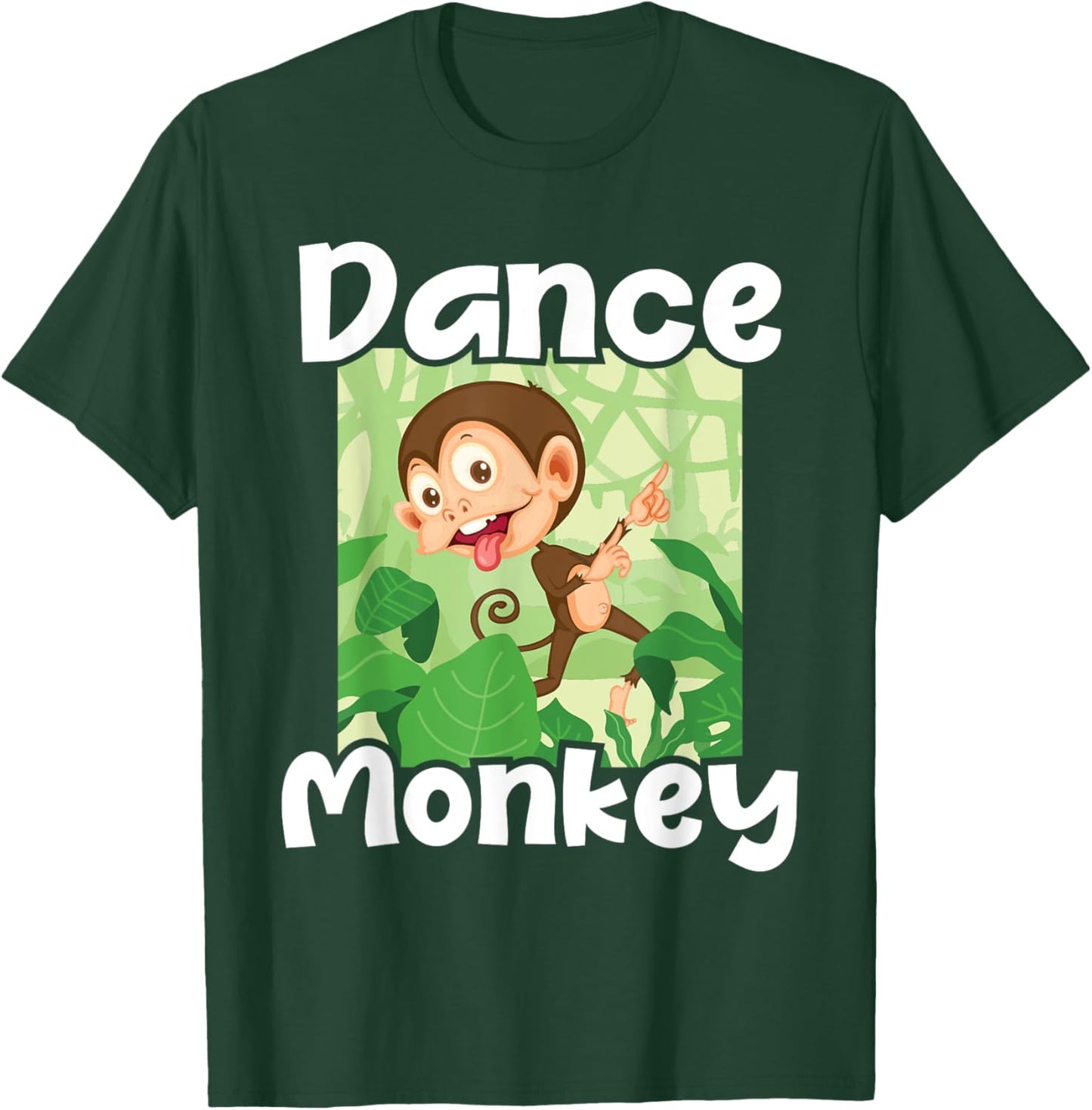 Dance Monkey - Disco Monkeys Primate Jungle Zoo Animal Lover T-Shirt - T-Shirt | Forest